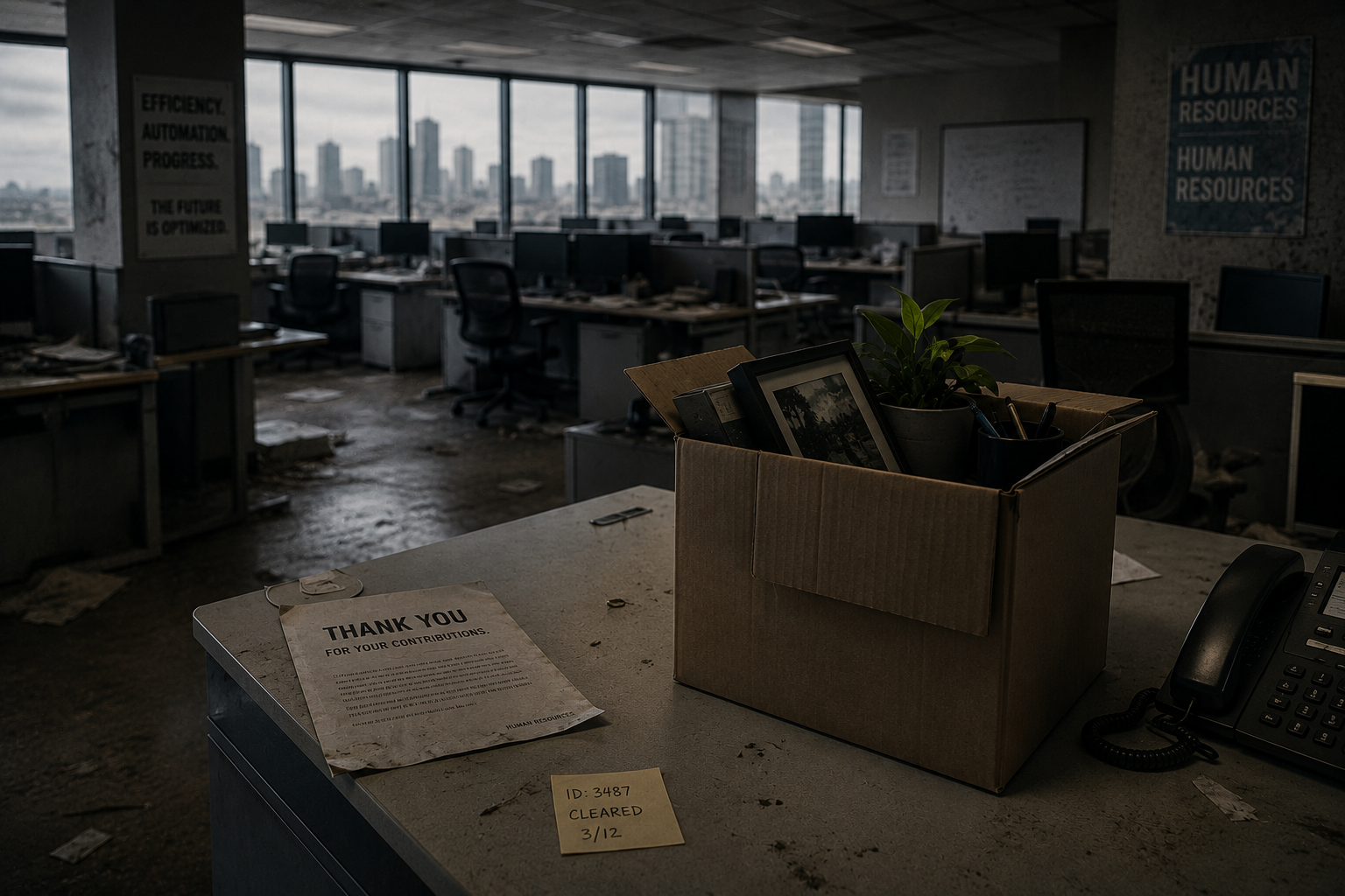 When the Job Disappears Before the Person Does