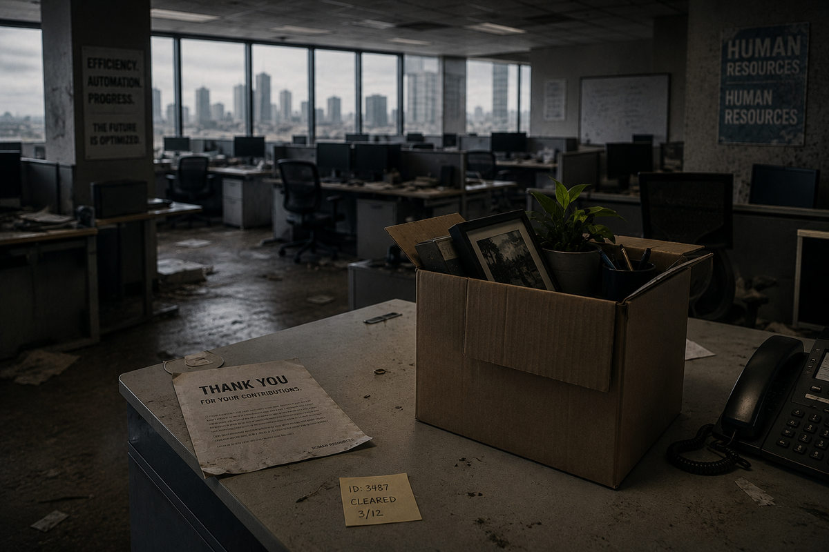 When the Job Disappears Before the Person Does