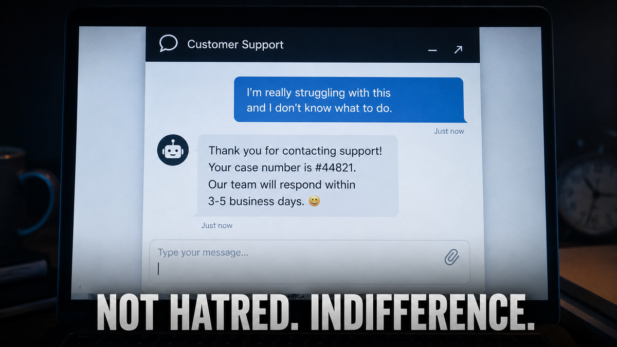 The Algorithm Doesn't Hate You, It's Just Not Built to Love You