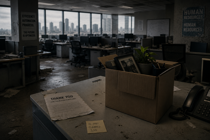 When the Job Disappears Before the Person Does