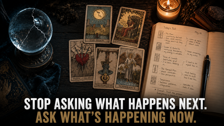 Tarot Stopped Promising Your Future and Started Explaining Your Present. That's the Upgrade.